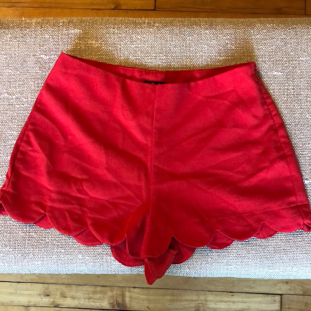 Red shorts